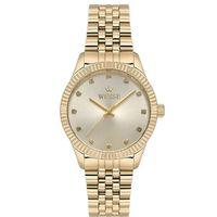 Wesse WWL1088B09 Quartz Çelik Altın Rengi 36 mm Kadın Kol Saati