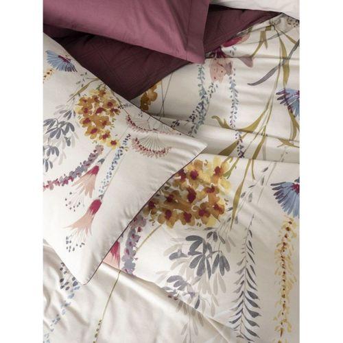 Cotton Box Nevresim Takımı Tek Kişilik Flos Bordo