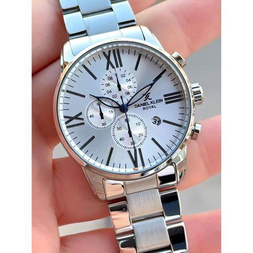 Daniel Klein Erkek Kol Saati 30 Metre Suya Dayanıklı Çelik Kordon + Bileklik Hediyeli VS.BLKT.0717
