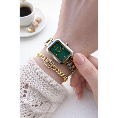 DKNY 2 Yıl Garantili 3 Atm Suya Dayanıklı Kararma Renk Atma Yapmaz Kadın Kol Saati+Bileklik DL009.25