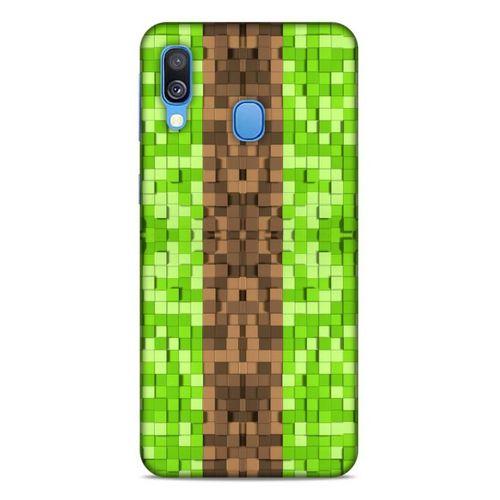 Lopard Samsung Galaxy A40 Uyumlu Kılıf PiXel (7) Telefon Kılıfı Yuvarlak
