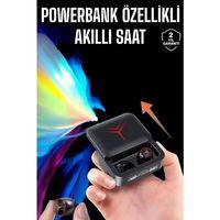 Powerbankli Kulaklık Bluetooth Bağlantılı Çoklu Bağlantı