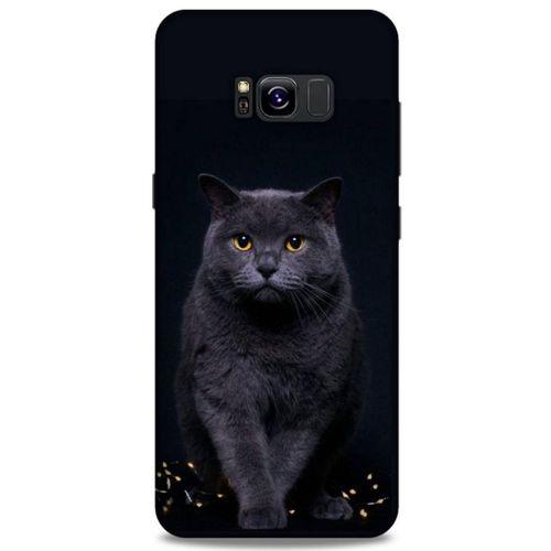 Lopard Samsung Galaxy S8 Plus Uyumlu Kılıf Kediler (47) Crystal Flex Kılıf Scottish Fold