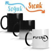 Futebol Sihirli Kupa Bardak Porselen