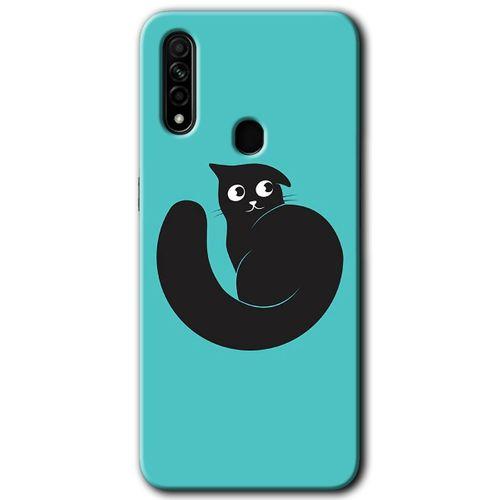 Potkal Hediye Fabrikası Oppo A31 Kılıf HD Baskılı Desen + Hayalet Cam Yandan Görünmez