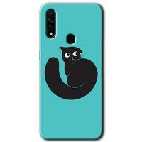 Potkal Hediye Fabrikası Oppo A31 Kılıf HD Baskılı Desen + Hayalet Cam Yandan Görünmez