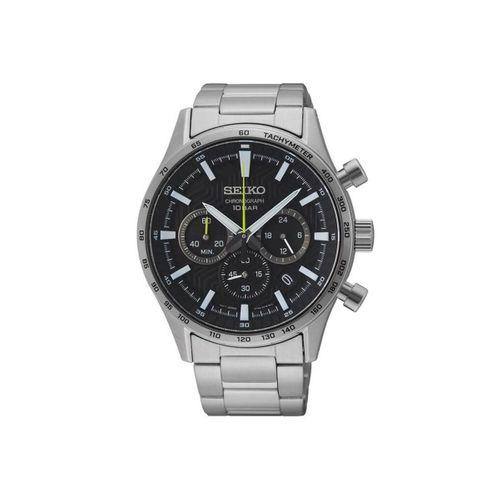 Seiko SSB413P Quartz Çelik Gri Siyah Kadran Safir Cam 43 mm Erkek Kol SaatiTİ