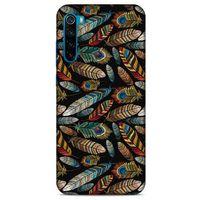 Xiaomi Redmi Note 8T Kılıf Desenli Özel Seri Tüyler (28) Arka Kapak