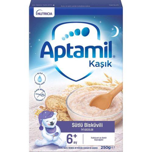 Aptamil Aptamil Sütlü Bisküvili Kaşık Maması 250 Gr