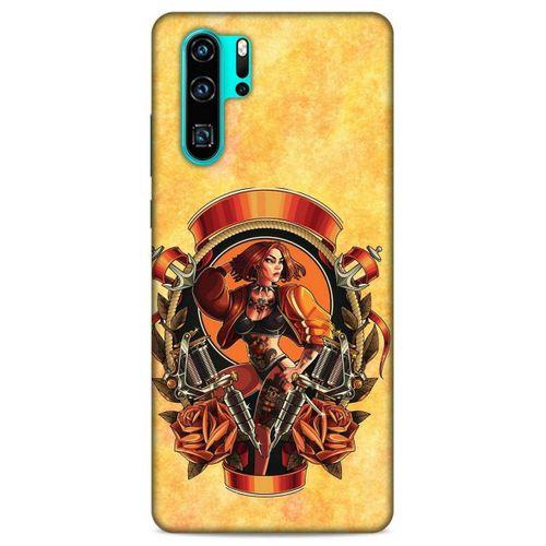 Lopard Huawei P30 Pro Uyumlu Kılıf Tattoo's (15) Antişok Kılıf Kadın Dövmeleri