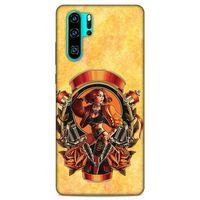 Lopard Huawei P30 Pro Uyumlu Kılıf Tattoo's (15) Antişok Kılıf Kadın Dövmeleri
