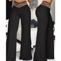 Kadın Belde Kruvaze Ve Ribana Detay Ispanyol Paça Ithal Krep Pantolon