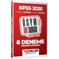 2026 KPSS ÖSYM NE SORAR Genel Yetenek Genel Kültür Tamamı Çözümlü Fasikül 8 Deneme Yediiklim Yayınları