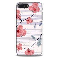 Apple Iphone 8 Plus Kılıf Japonya (26) Tpu Silikon Kılıf Japon Kiraz Çiçekleri