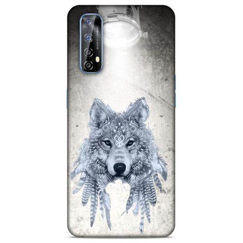 Lopard Huawei P Smart 2021 Uyumlu Kılıf Tattoo's (48) Bumper Kılıf Kızılderili Kurt
