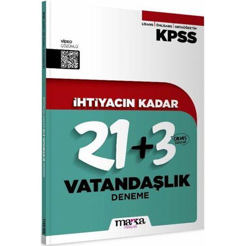 KPSS İhtiyacın Kadar Vatandaşlık 24 Deneme Marka Yayınları