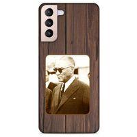 Lopard Samsung Galaxy S21 Plus Uyumlu Kılıf Atatürk (28) Arka Kapak