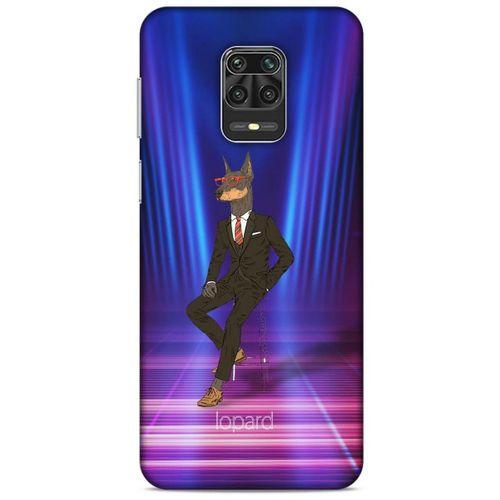 Xiaomi Redmi Note 9 Pro Kılıf FunnyMaX (44) Tough Armor Kılıf Fuşya Doberman