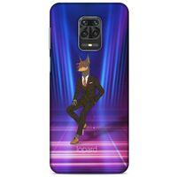 Xiaomi Redmi Note 9 Pro Kılıf FunnyMaX (44) Tough Armor Kılıf Fuşya Doberman