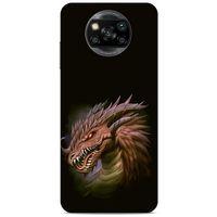 Xiaomi Redmi Poco X3 Kılıf Dragons (18) Telefon Kılıfları Kahverengi Ejderha