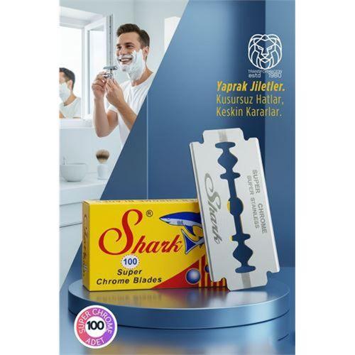 Shark Super Chrome 100’lüPremium Paket - Profesyonel Jilet