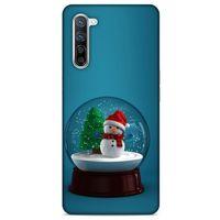 Oppo Reno 3 Pro 5g Kılıf Snowix (12) Koruyucu Silikon Yeşil Beyaz