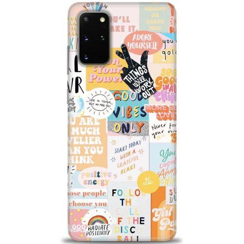 Samsung Galaxy S20 Plus Kılıf HD Baskılı Kılıf - Follow + Tam Ekran Koruyucu