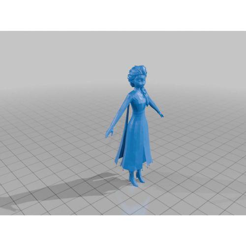 3D baskı Frozen Elsa figürü (Bu ürün Sadece Plastik parçadır - Almadan Önce Soru Sorabilirsiniz)