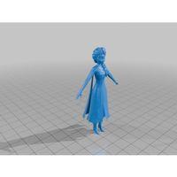 3D baskı Frozen Elsa figürü (Bu ürün Sadece Plastik parçadır - Almadan Önce Soru Sorabilirsiniz)