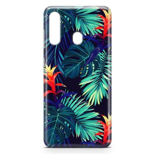 Samsung Galaxy M40 Kılıf Pasifik Yapraklar Arka Kapak Koruma Desenli Full Koruyucu