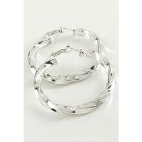 Burgulu Halka Küpe 6 cm