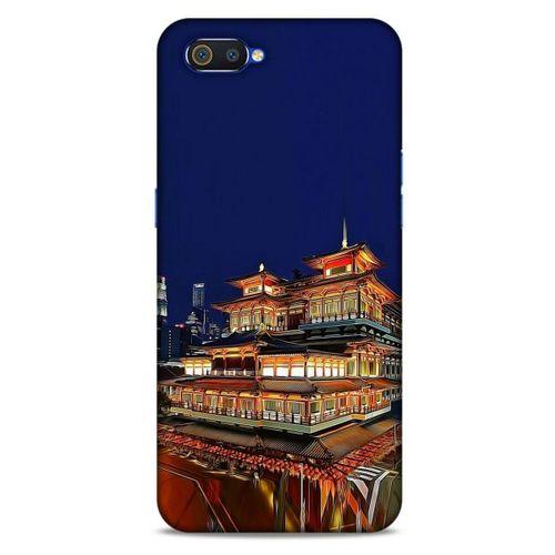 Oppo Realme C2 Kılıf Dünya Mimarisi (48) Bumper Kılıf Chinatown