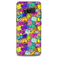 Graffitix (12) Desenli Silikon Kapak Samsung Galaxy S8 Kılıf