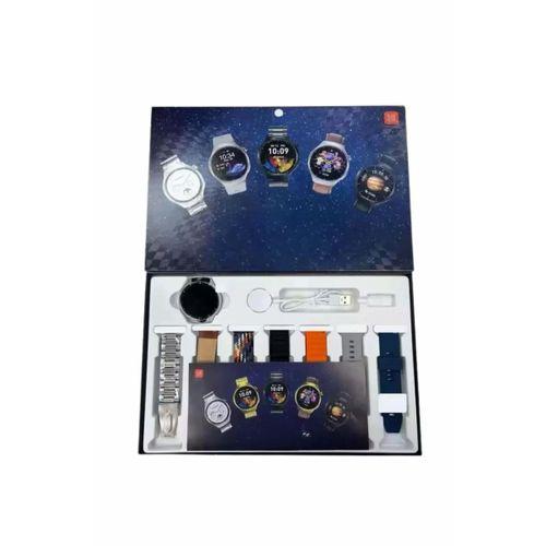 Unısex Yuvarlak Ekranlı 7 Kordonlu Akıllı Saat Gps Destekli Çoklu Kordon Seçeneği