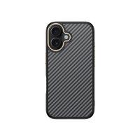 Apple iPhone 16 Kılıf M-safe Şarj Özellikli Karbon Fiber Görünümlü Zore Antina Kapak