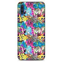 Graffitix (7) Desenli Silikon Kapak Samsung Galaxy A50 Kılıf
