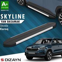 S-Dizayn Skoda Karoq Skyline Aluminyum Yan Basamak 173 Cm 2018 Üzeri A+ Kalite