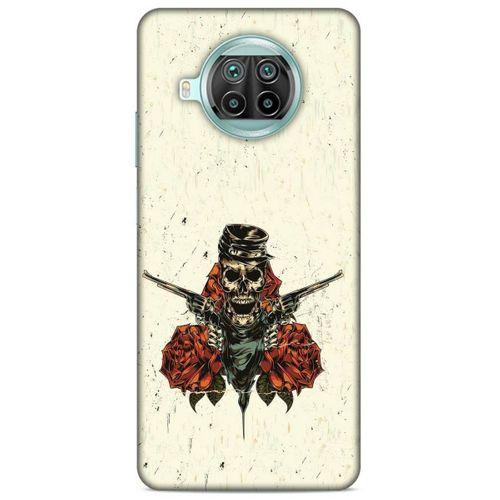 Lopard Xiaomi Mi 10T Lite 5G Uyumlu Kılıf Tattoo's (1) Kılıfı Gül İskelet