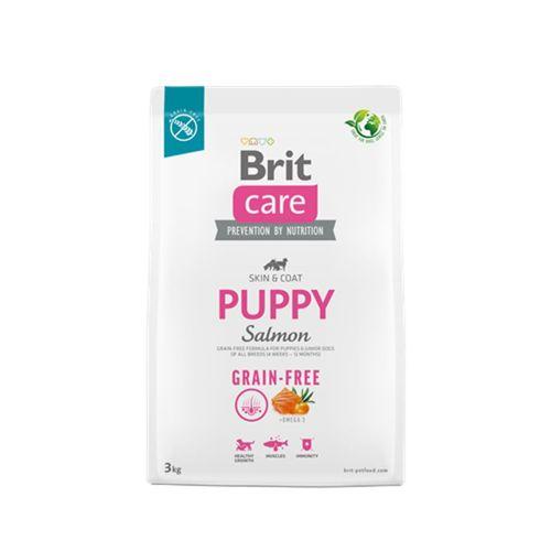 Brit Care Deri Ve Tüy Hassasiyeti Olan Yavru Köpekler İçin, Tahılsız, Somonlu Kuru Mama 3 kg