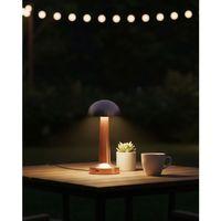 Modern Bronz Masa Lambası 3 Renk Led Dokunmatik Şarjlı Model