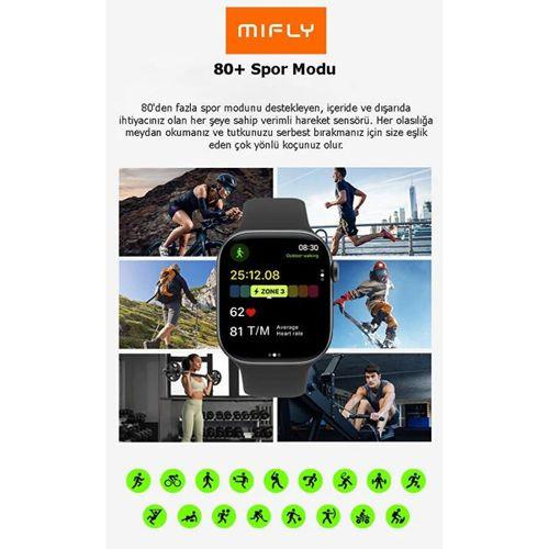 MIFLY S10 PRO SIYAH AKILLI SAAT