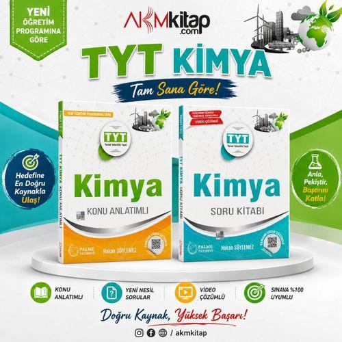 TYT Kimya Konu Anlatımı ve Soru Bankası Seti 2 Kitap Palme Yayınları