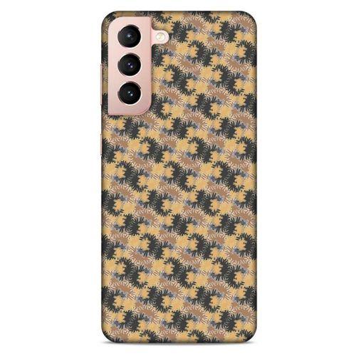 Lopard Samsung Galaxy S21 Uyumlu Kılıf Kamuflaj (74) Darbe Emici Kılıf