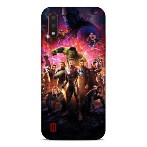 Lopard Samsung Galaxy A01 Uyumlu Kılıf IMDB Film (29) Arka Koruma Kılıfı Yenilmezler