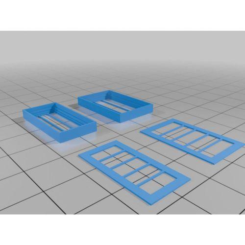 Messick's Farm Market Pencere Yenileme Kiti HO Ölçek 3D Baskı (Bu ürün Sadece Plastik parçadır - Almadan Önce Soru Sorabilirsiniz)