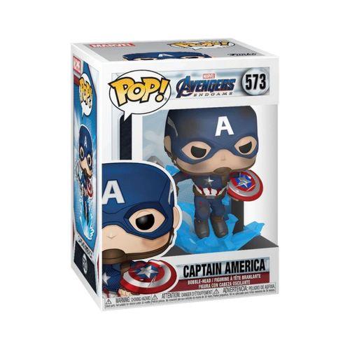 Captain America Funko POP Marvel Endgame Figür Kırık Kalkanlı