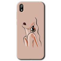 Huawei Y5 2019 Kılıf HD Desen Baskılı Arka Kapak - Çizim Silüet