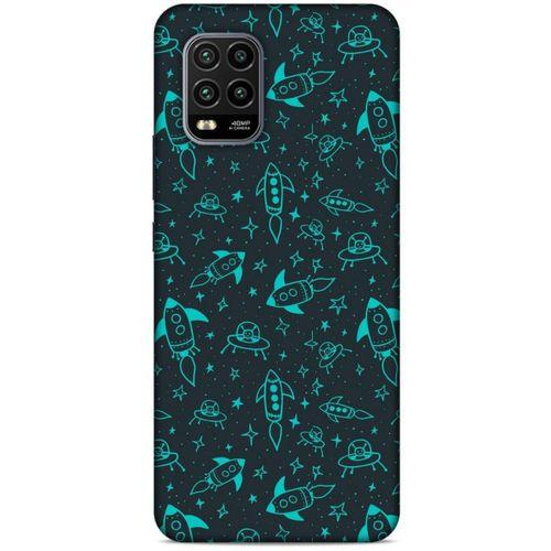 Xiaomi Mi 10 Lite Uyumlu Kılıf Yeşil Delisi (46) Core Armor Kılıf Tropikal orman yeşili