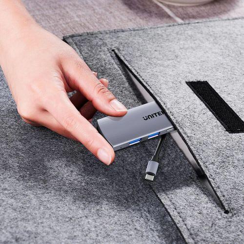 UNITEK UHUB Q4 4-IN-1 10GBPS USB-C HUB (H1112DGY01)