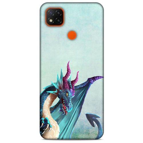 Xiaomi Redmi 9C Kılıf Dragons (19) Kılıfları Mavi Ejderha